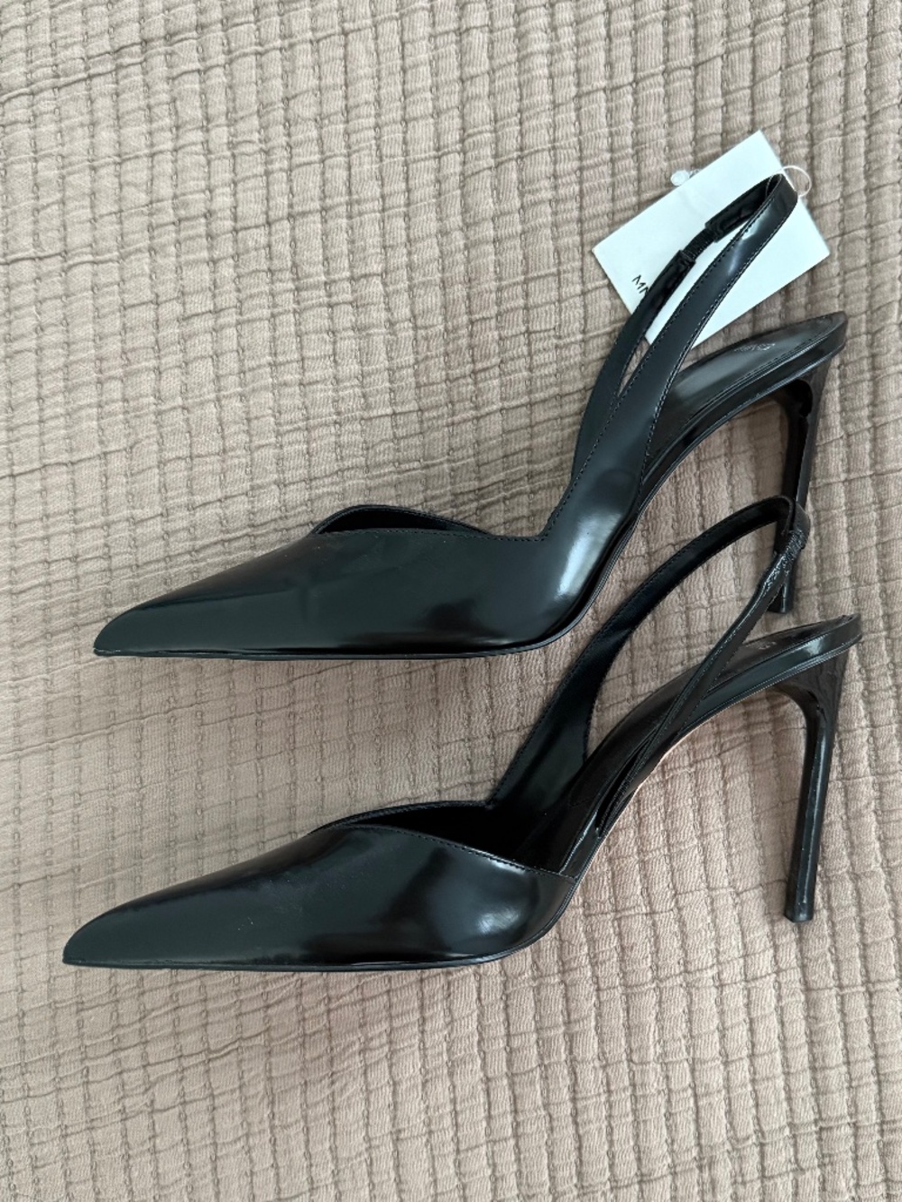 NWT - Black Mango Sling Backs - Picture 6 of 7